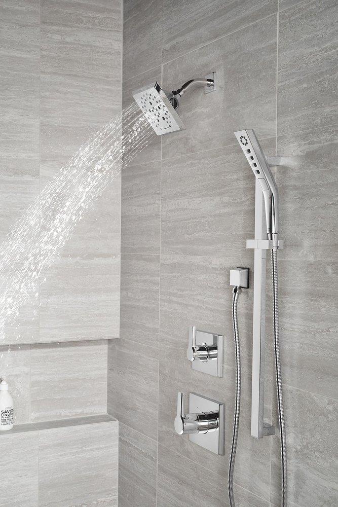 Delta Faucet Lumicoat Chrome 1/2 in. FNPT x MNPSM Brass Elbow 