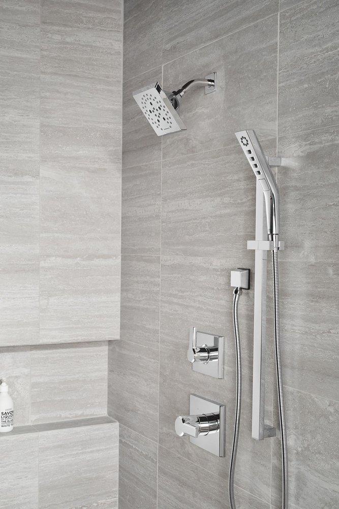 Delta Faucet Lumicoat Chrome 1/2 in. FNPT x MNPSM Brass Elbow 