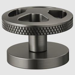 Litze&reg; Widespread Handle Kit - Wheel in Brilliance&reg; Luxe Steel&reg;
