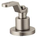 Widespread Bathroom Faucet Industrial Lever Handle Kit in Luxe Nickel