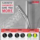 Delta Faucet Lumicoat Chrome Multi Function Hand Shower 