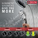 Delta Faucet Lumicoat Chrome Multi Function Hand Shower 