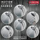 Delta Faucet Lumicoat Chrome Multi Function Hand Shower 