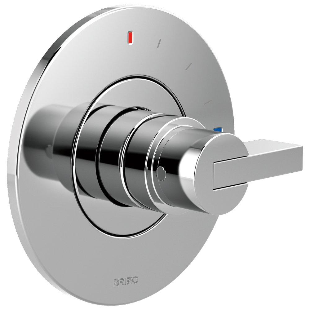 Brizo Polished Chrome Single Handle Bathtub & Shower Faucet (Trim Only) 