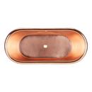 Signature Hardware Antique Black 70 x 29 in. Freestanding Bathtub with Offset Drain 