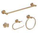 18 in. Towel Holder in Brushed Bronze