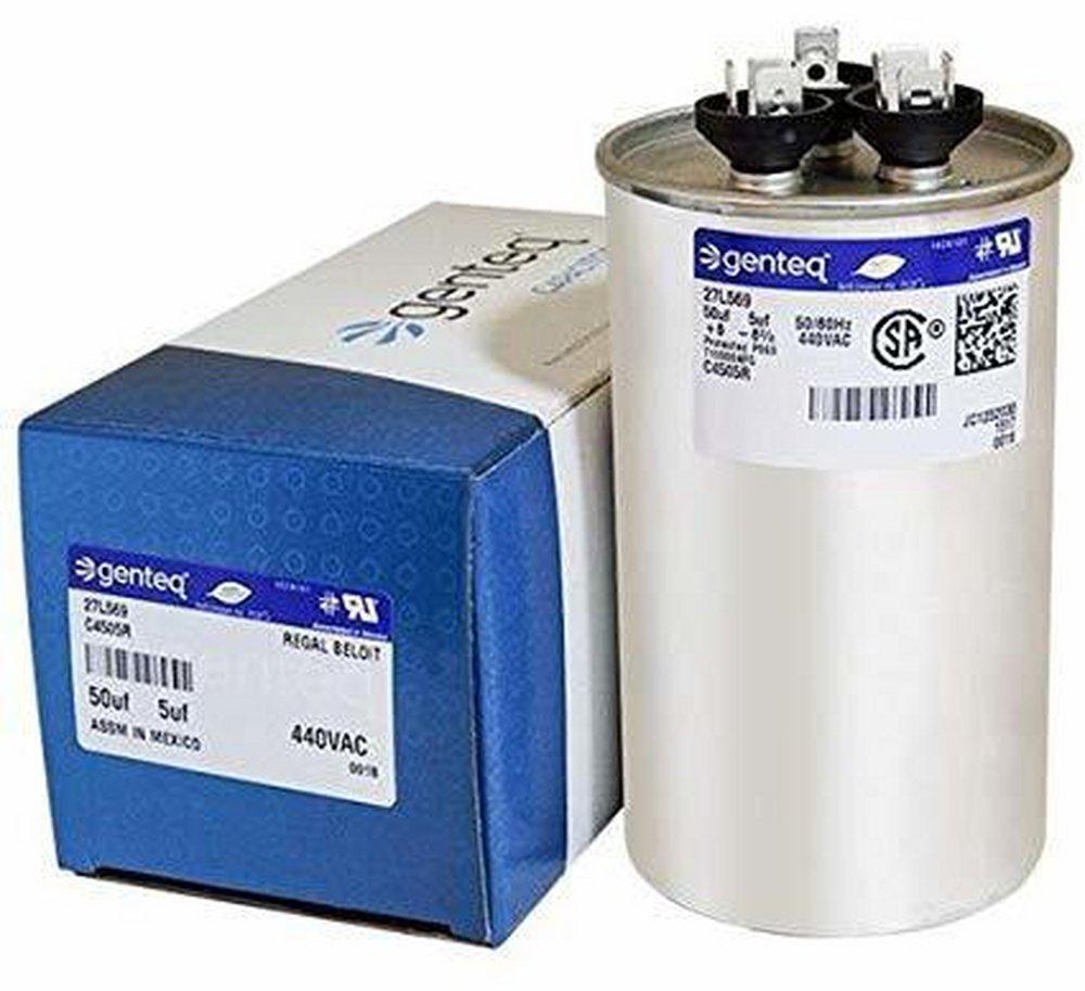 55/5 mfd 440V Round Run Capacitor 