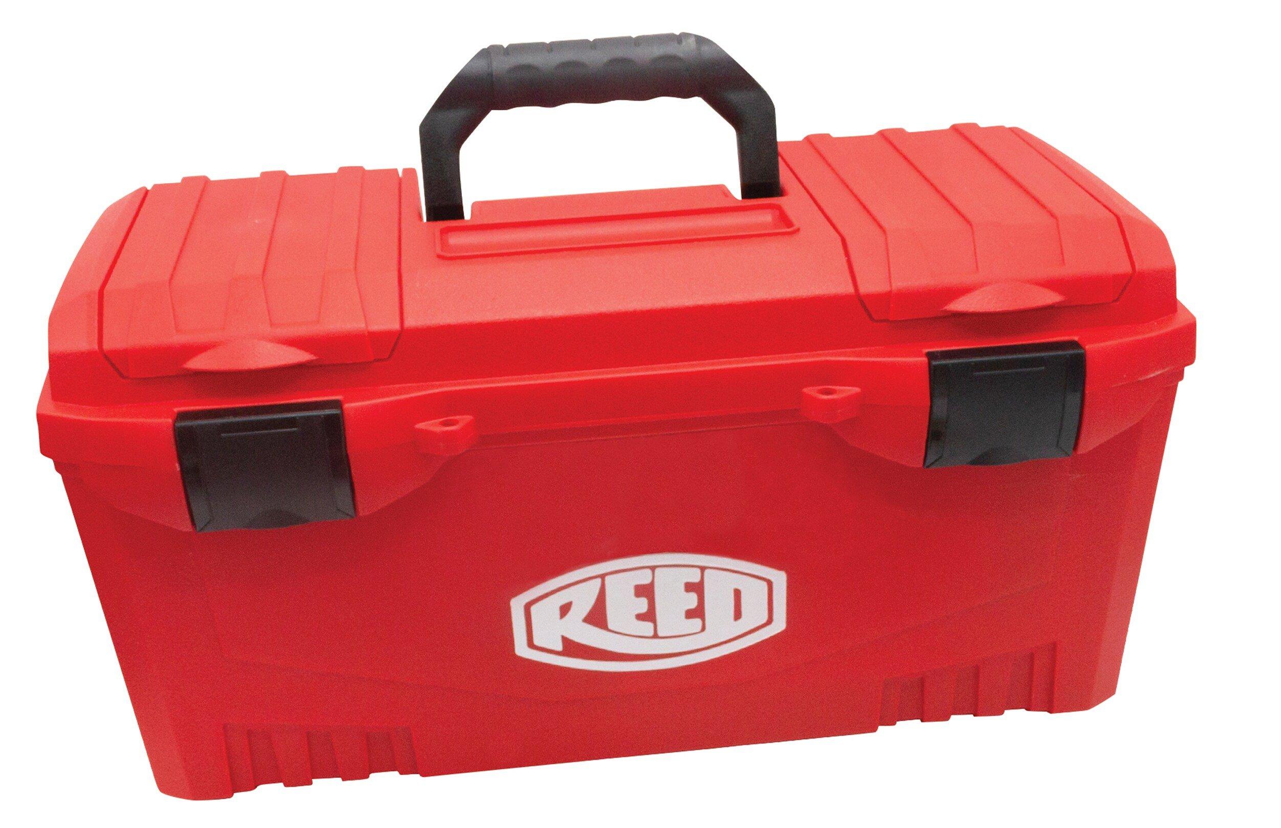 REED Black 19-1/4 x 10 in. Plastic Tool Case 