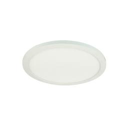 11-7/8 x 1/2 in. 24W 1-Light LED Contemporary Flush Mount Ceiling Fixture in White