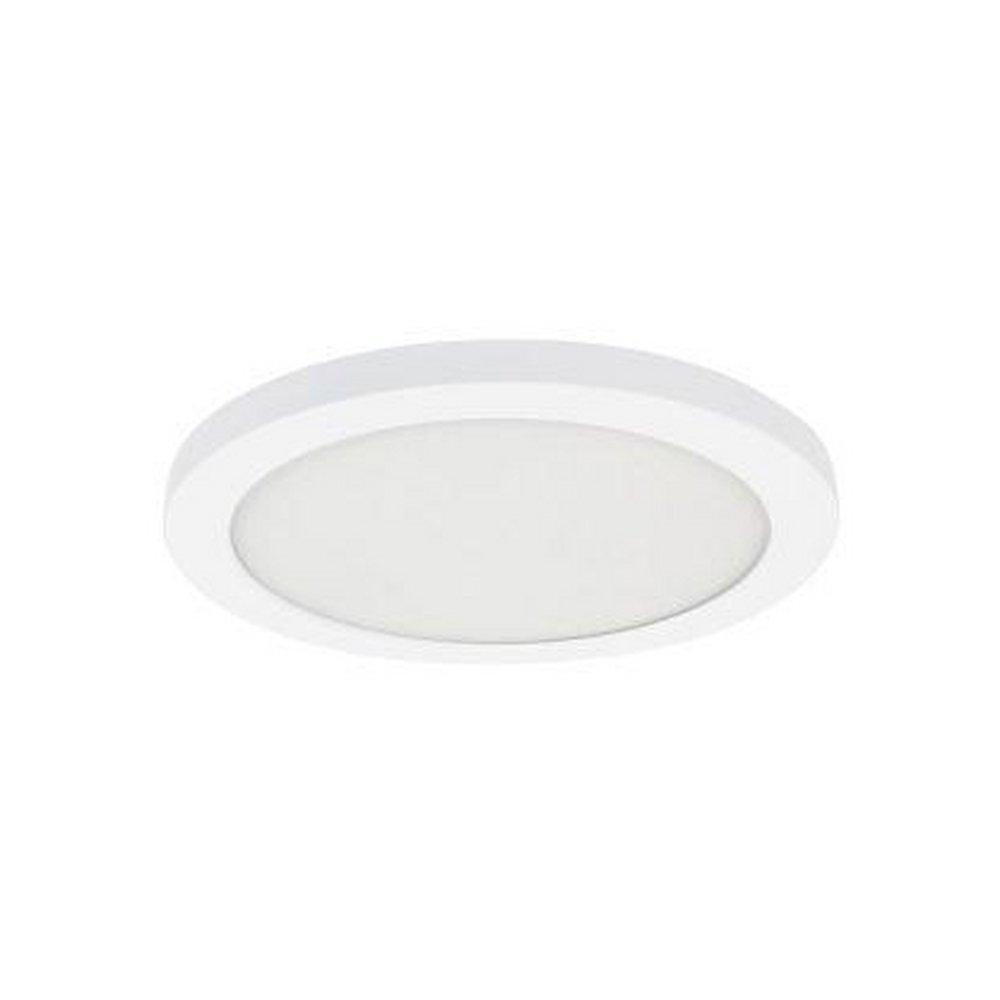 Nora Lighting White 1/2 in. 18W 1-Light Integrated LED Flush Mount Ceiling Fixture 
