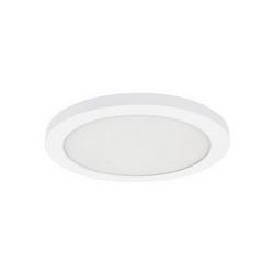 1/2 in. 18W 1-Light Integrated LED Flush Mount Ceiling Fixture in White