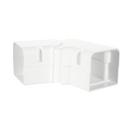 SPDCHN 4IN ADJ FLAT BEND WHT 