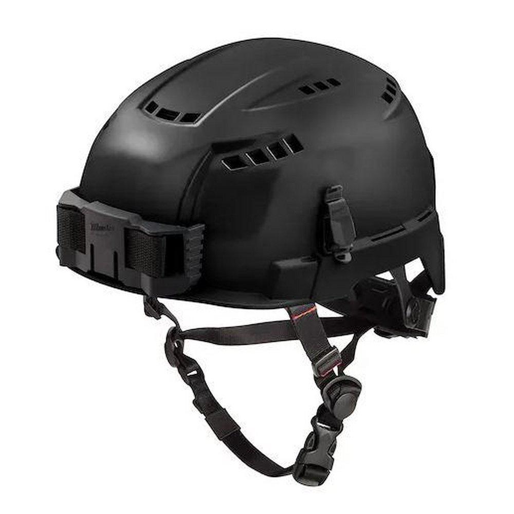 BLACK VENTED HELMET W/BOLT  CLS C 