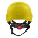 YLW FNT BRM VENT HELMET W/BOLTCL C 
