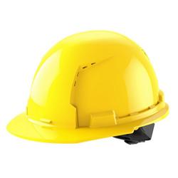Type 1 Class C Front Brim Vented Hard Hat in Yellow