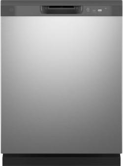 24 in. Built-In Front Control Dishwasher in Stainless Steel