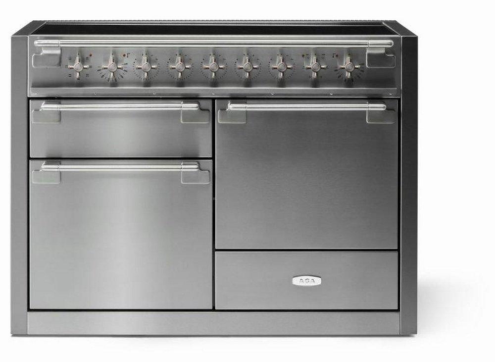 Aga Marvel Stainless Steel 36-1/8 x 47-9/16 x 28-7/16 in. 6.0 cu. ft. 5-Burner Induction Electric Freestanding Range 