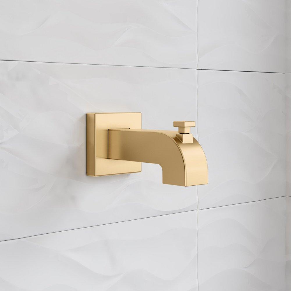 PROFLO&reg; Matte Black Tub Spout 