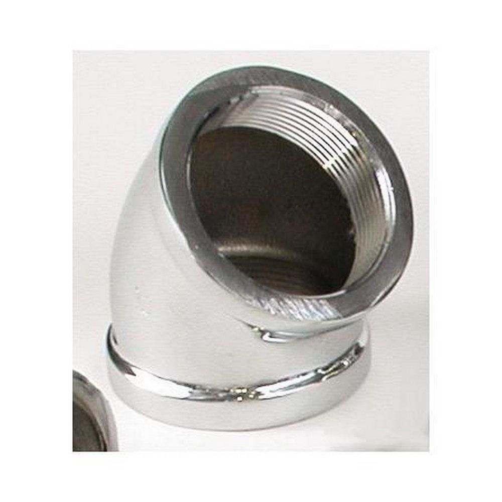 1/2 in. Chrome Brass 45 Elbow image number 0