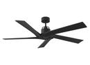 56 in. 5-Blade Indoor Ceiling Fan in Midnight Black