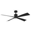 56 in. 4-Blade Indoor Ceiling Fan in Midnight Black