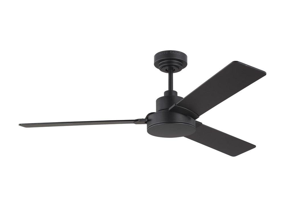Monte Carlo Midnight Black 52 in. 5-Blade Indoor Ceiling Fan 