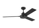 Monte Carlo Midnight Black 52 in. 5-Blade Indoor Ceiling Fan 