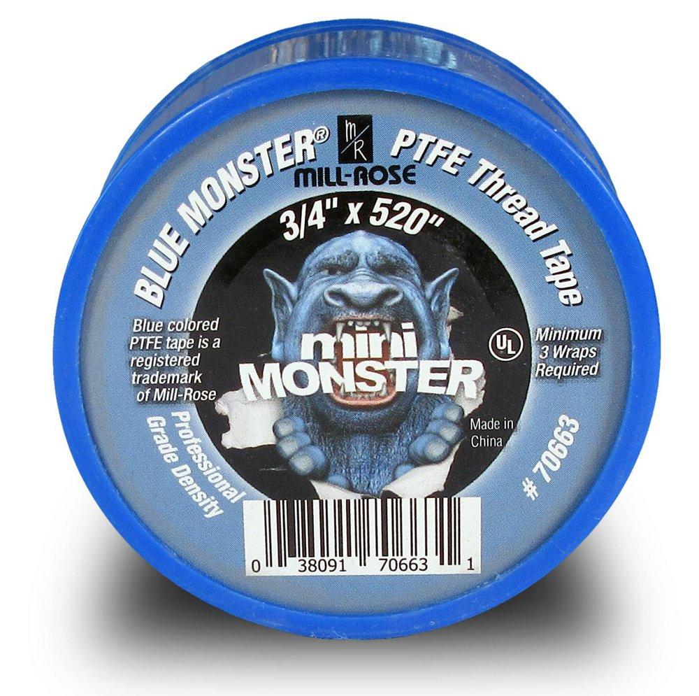 Mill-Rose Blue 3/4 x 520 in. Plastic Teflon Tape 