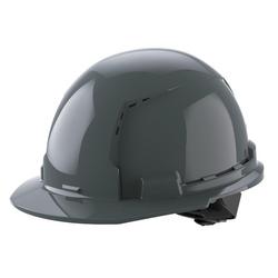Type 1 Class C Front Brim Vented Hard Hat in Gray