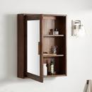 23 x 29 in. Surface Mount Medicine Cabinet in Russet Brown 