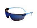Plastic Safety Glass in Blue Frame with Anti-scratch and Light Grey Lens