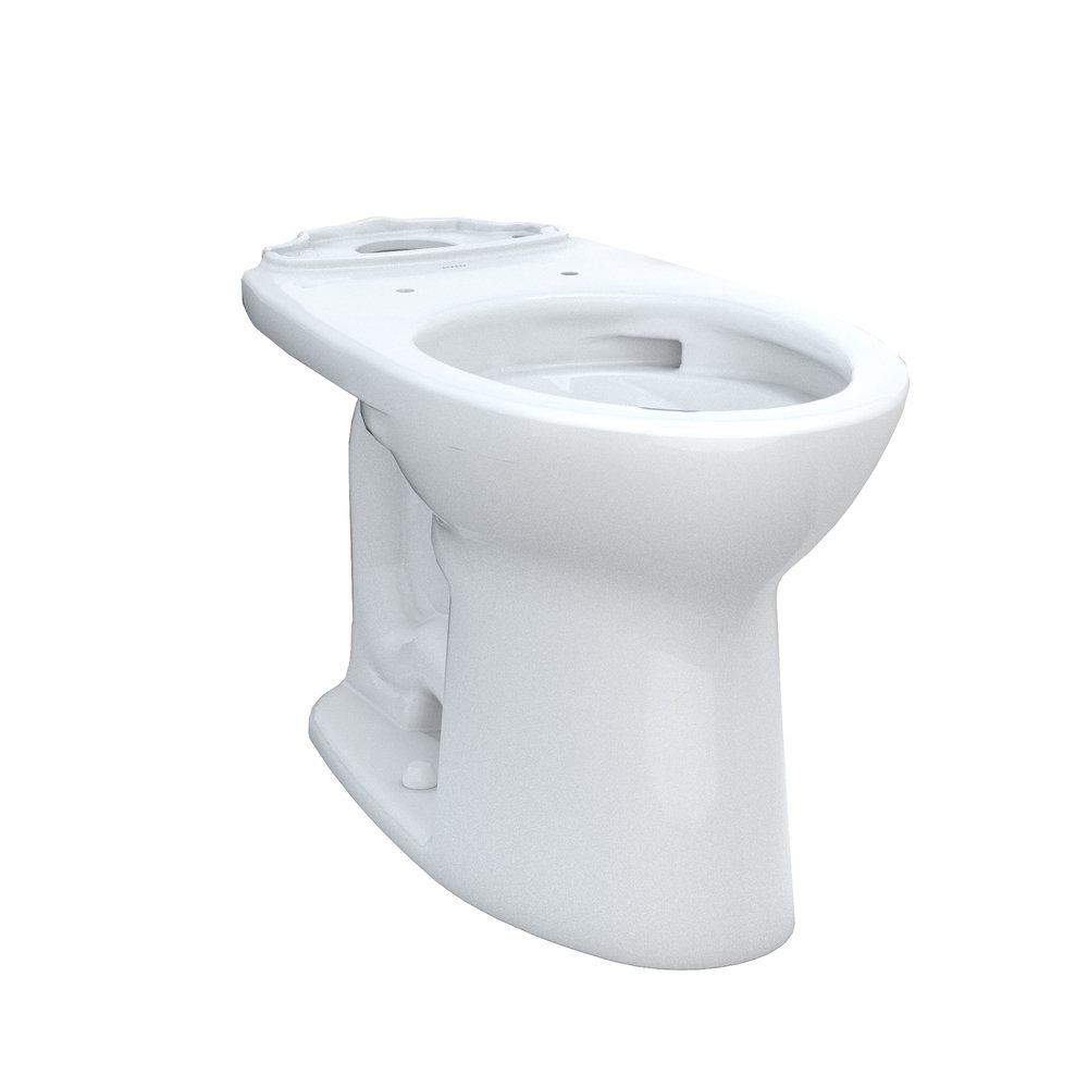 TOTO Cotton 1.28 gpf Elongated Floor Mount Bowl Toilet 
