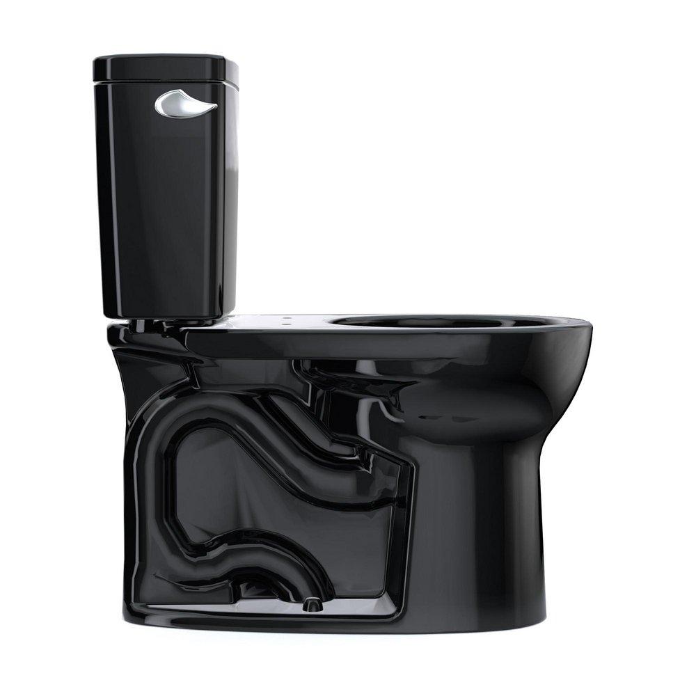 1.28 gpf Round Two Piece Toilet in Ebony 