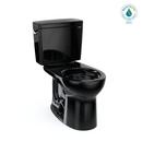 1.28 gpf Round Two Piece Toilet in Ebony 