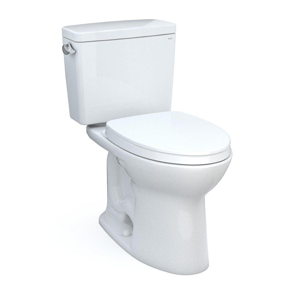 1.28 gpf Elongated Two Piece Toilet in Cotton 