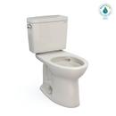 1.28 gpf Elongated Two Piece Toilet in Sedona Beige 
