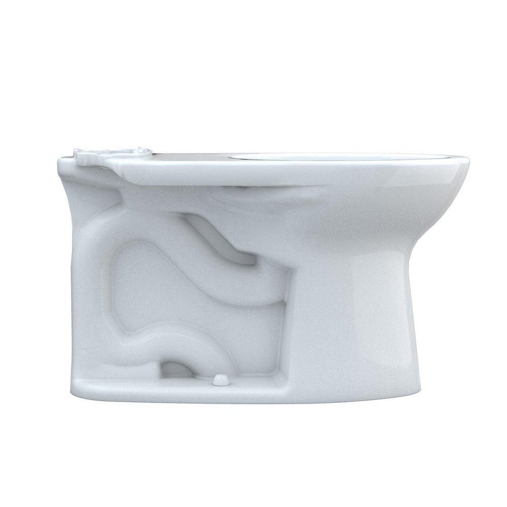 TOTO Cotton 1.28 gpf Elongated Floor Mount Bowl Toilet 