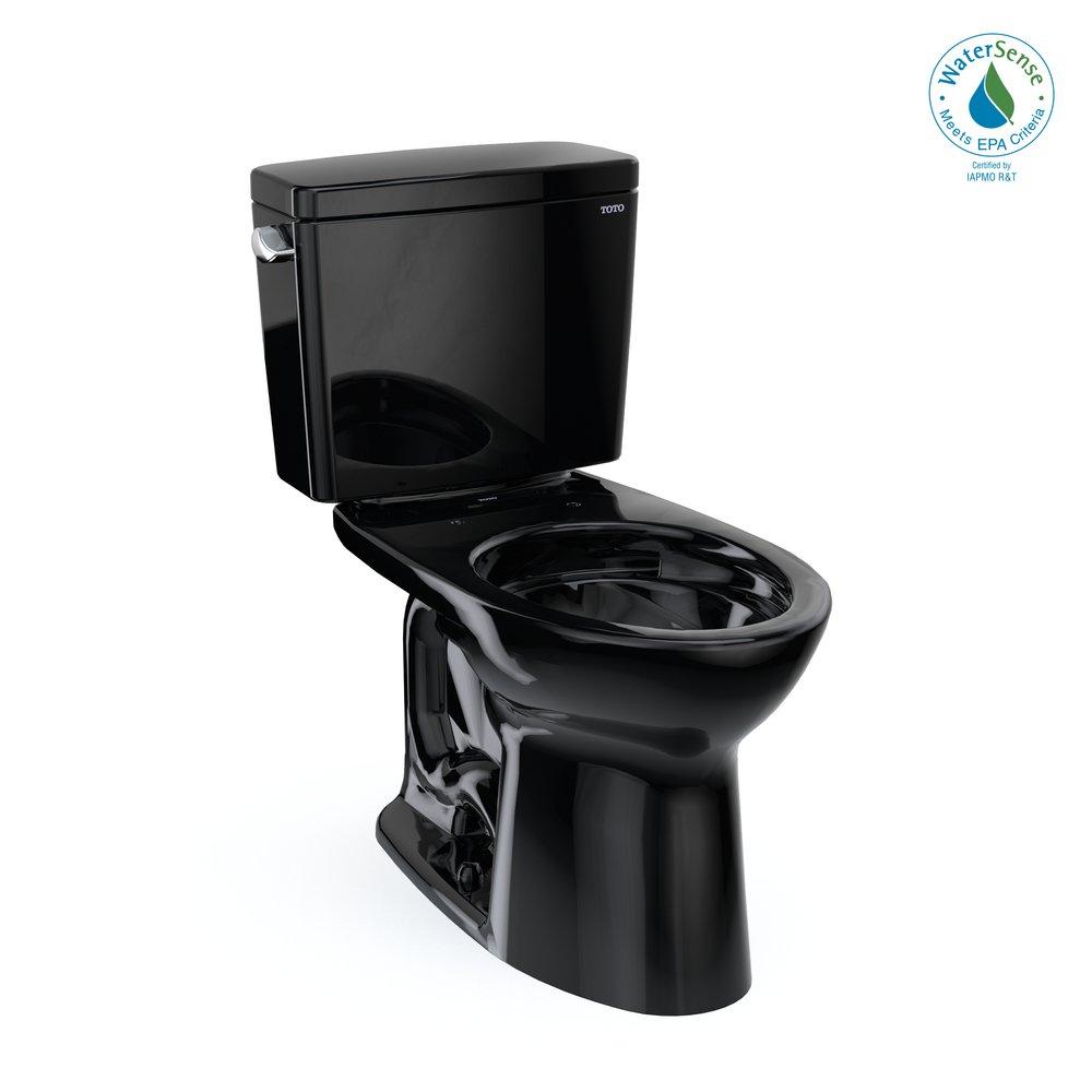 1.28 gpf Elongated Two Piece Toilet in Ebony 