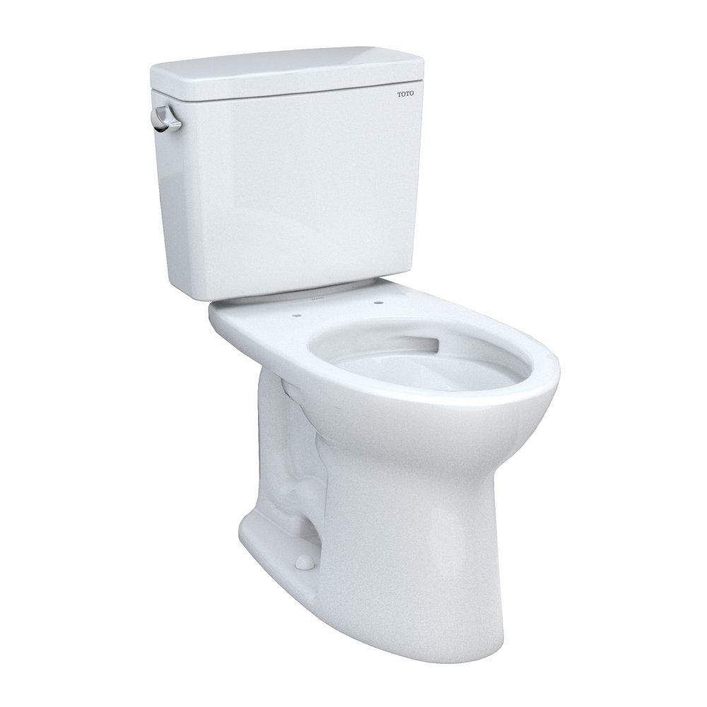 1.6 gpf Elongated Two Piece Toilet in Cotton 