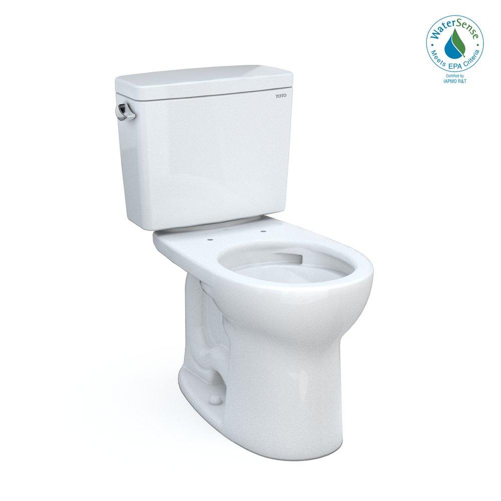 1.28 gpf Round Two Piece Toilet in Cotton 
