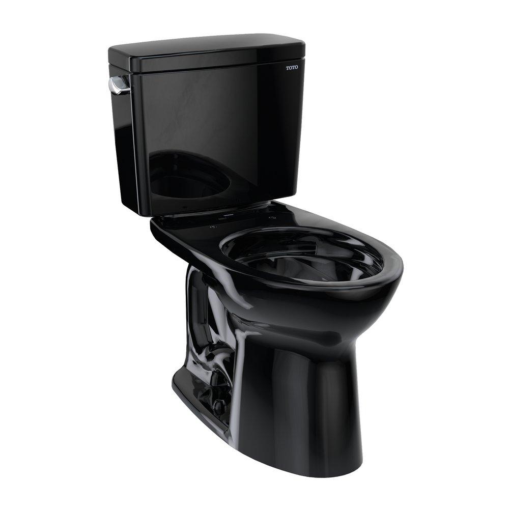 1.6 gpf Elongated Two Piece Toilet in Ebony 