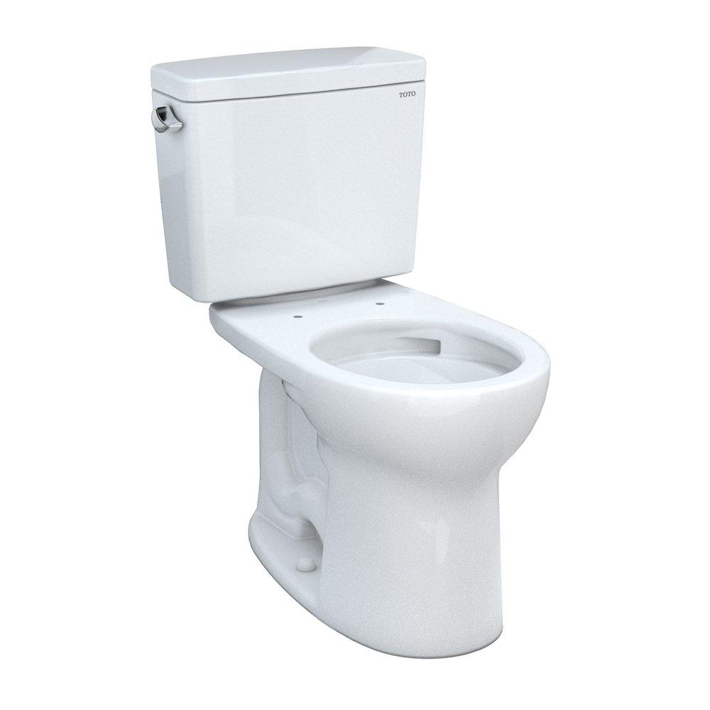 1.6 gpf Round Two Piece Toilet in Cotton 