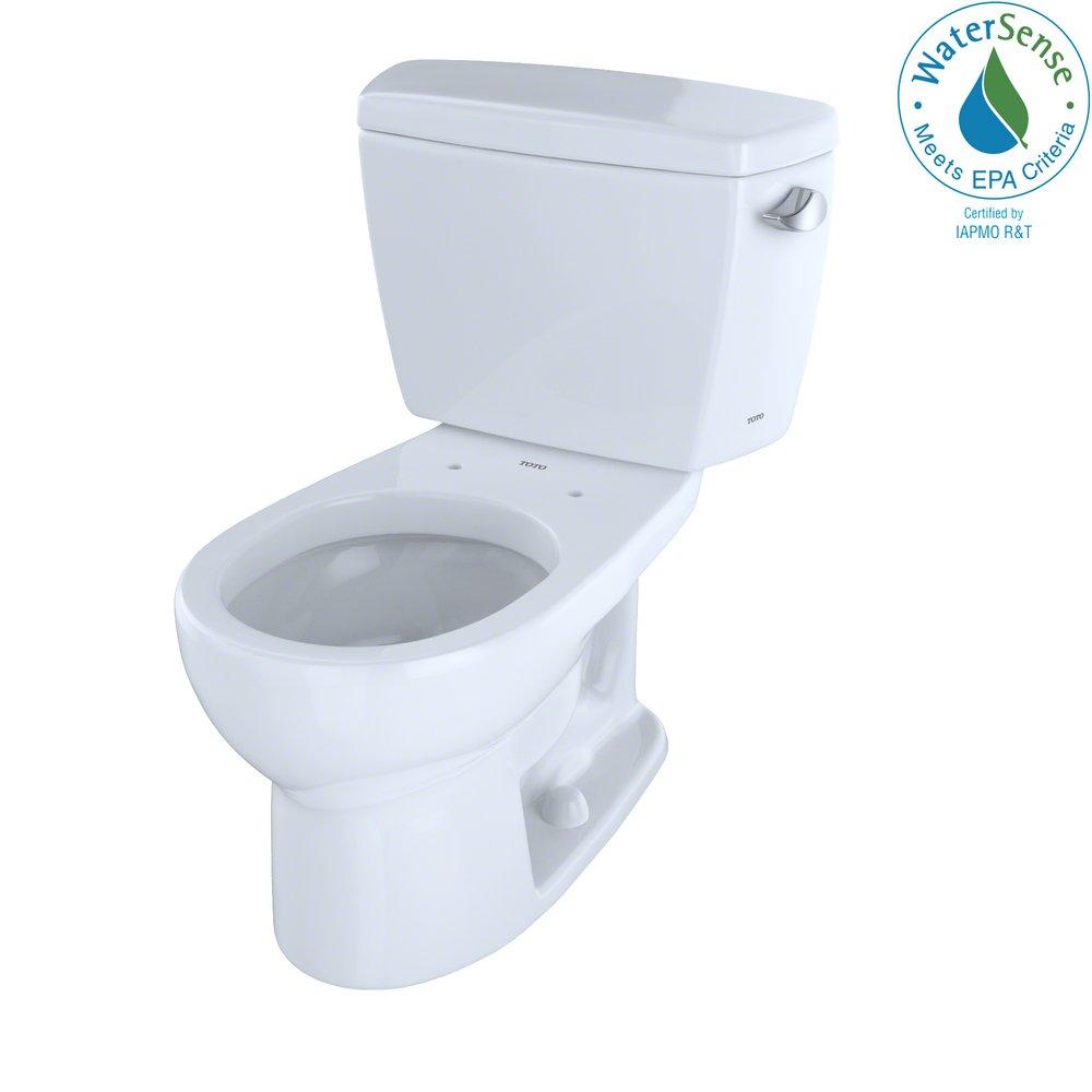 1.28 gpf Round Two Piece Toilet in Cotton 