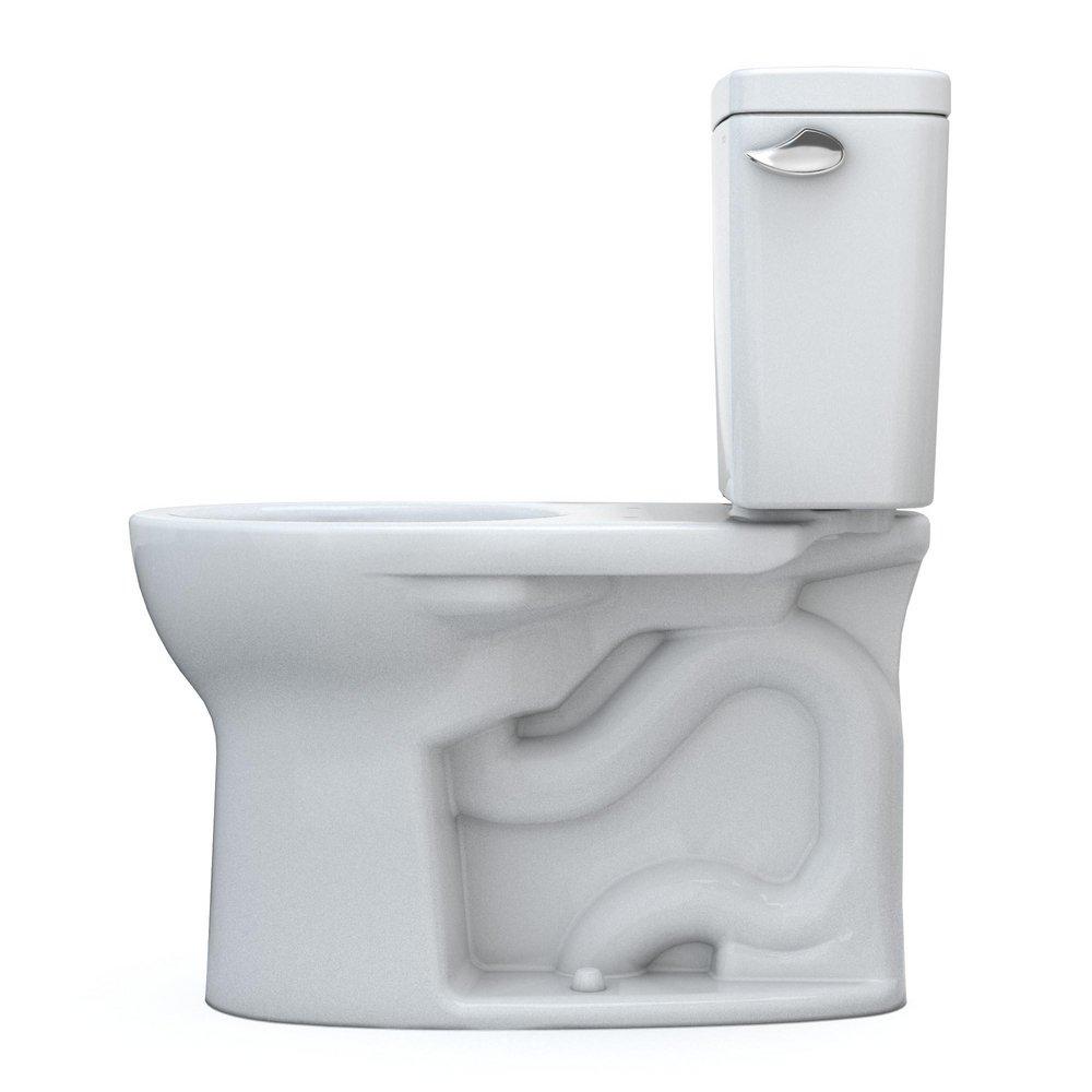 1.28 gpf Round Two Piece Toilet in Cotton 