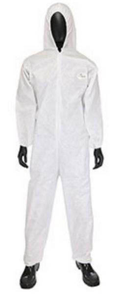Posiwear M3 White Coverall w/ Hood Size 4XL