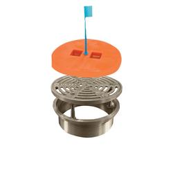 5 in. Top Set Strainer with Vertical and Side To Side Adjustment