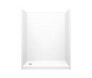 30 x 60 in. Alcove Right Drain Shower Unit in White