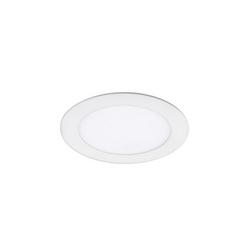 1 in. 8W LED Recessed Housing & Trim in White
