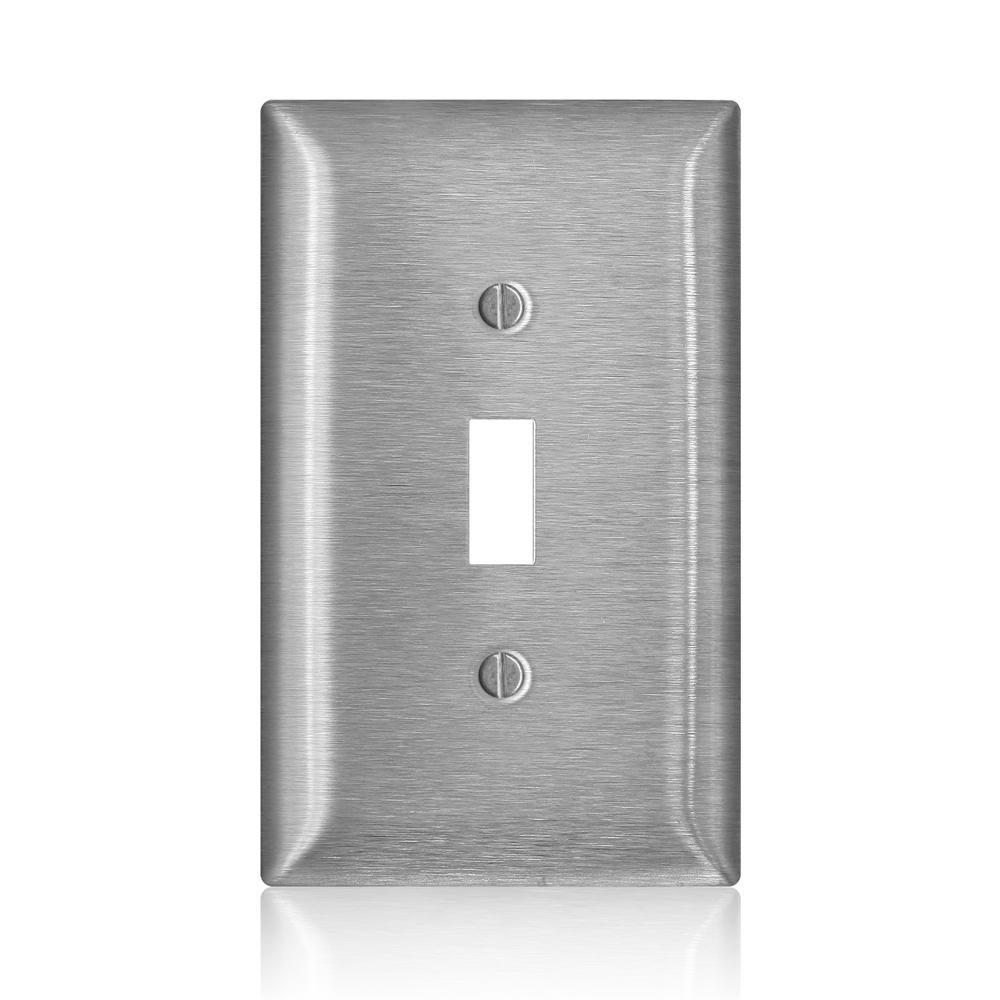 LEVITON Stainless Steel Wall Plate in Stainless Steel 