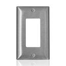 LEVITON Stainless Steel 1 Gang Wall Plate 